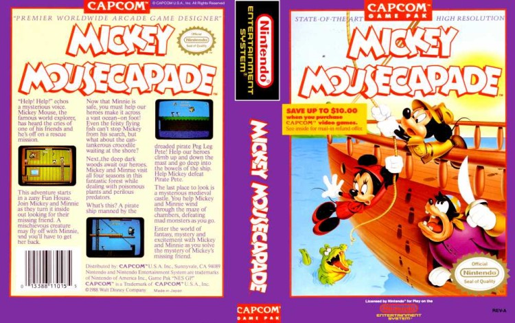 Mickey Mousecapade - Nintendo NES | VideoGameX