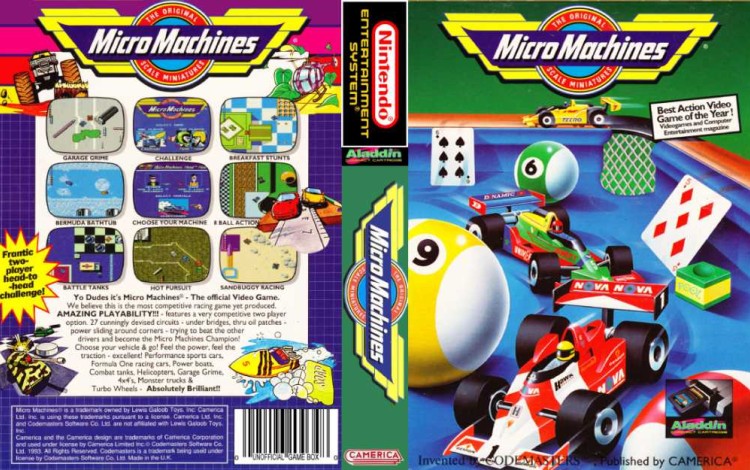 Micro Machines - Nintendo NES | VideoGameX