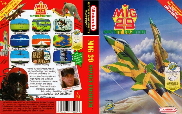 Mig 29:  Soviet Fighter - Nintendo NES | VideoGameX