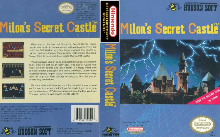 Milon's Secret Castle - Nintendo NES | VideoGameX