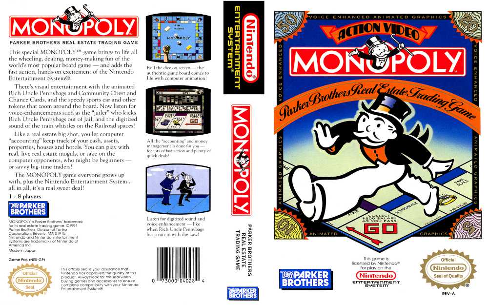 Monopoly nes 2025
