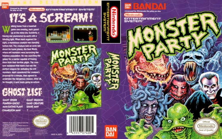 Monster Party - Nintendo NES | VideoGameX