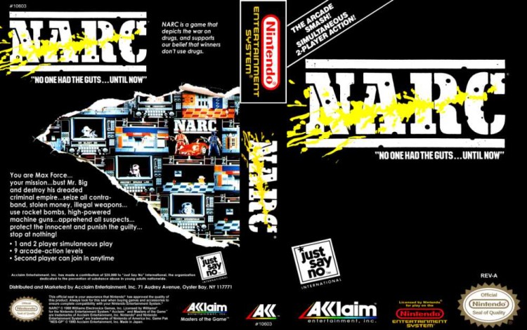 NARC - Nintendo NES | VideoGameX