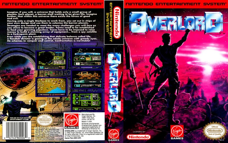 Overlord - Nintendo NES | VideoGameX