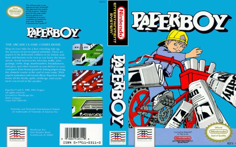 Paperboy - Nintendo NES | VideoGameX