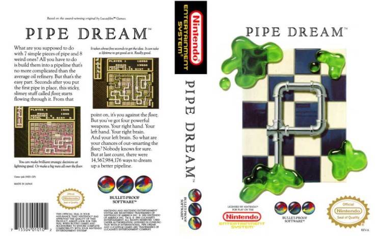 Pipe Dream - Nintendo NES | VideoGameX