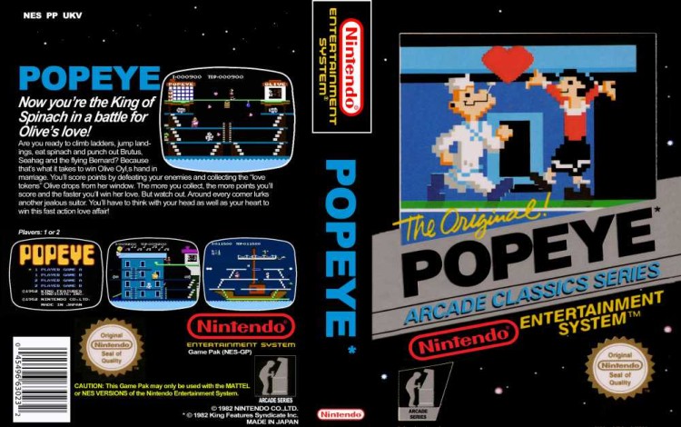 Popeye - Nintendo NES | VideoGameX