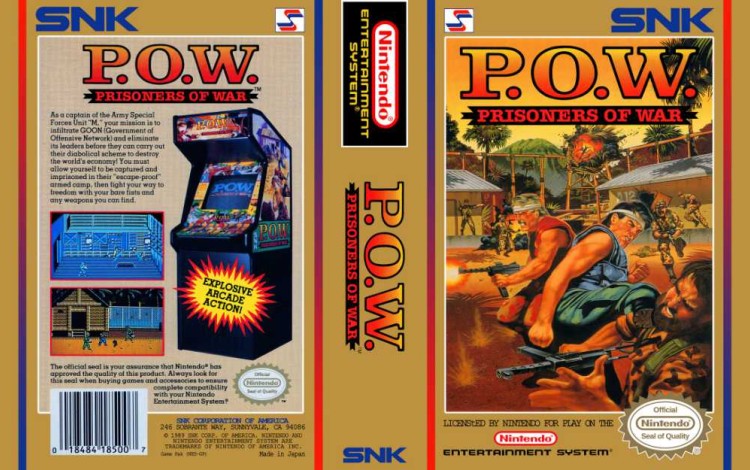 P.O.W. Prisoners of War - Nintendo NES | VideoGameX