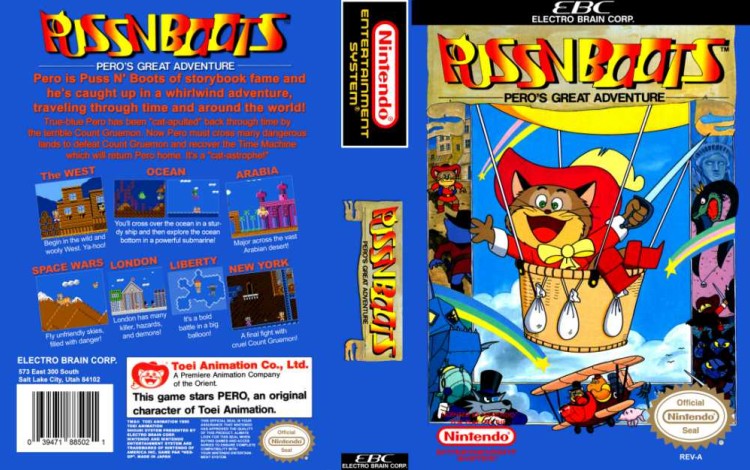 Puss 'n Boots: Pero's Great Adventure - Nintendo NES | VideoGameX