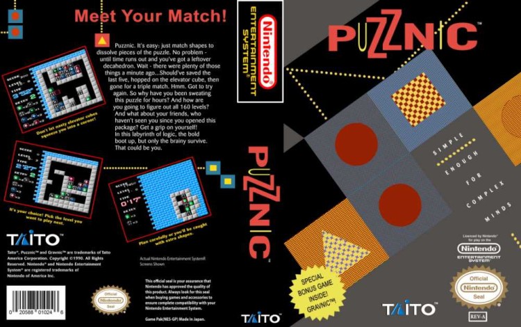 Puzznic - Nintendo NES | VideoGameX