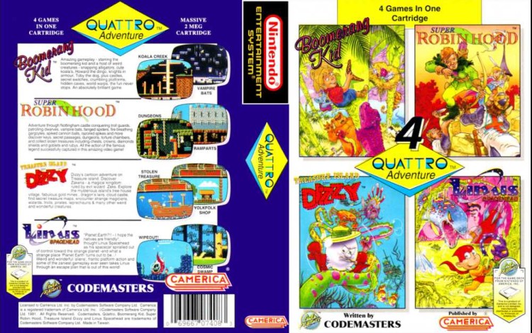 Quattro Adventure - Nintendo NES | VideoGameX