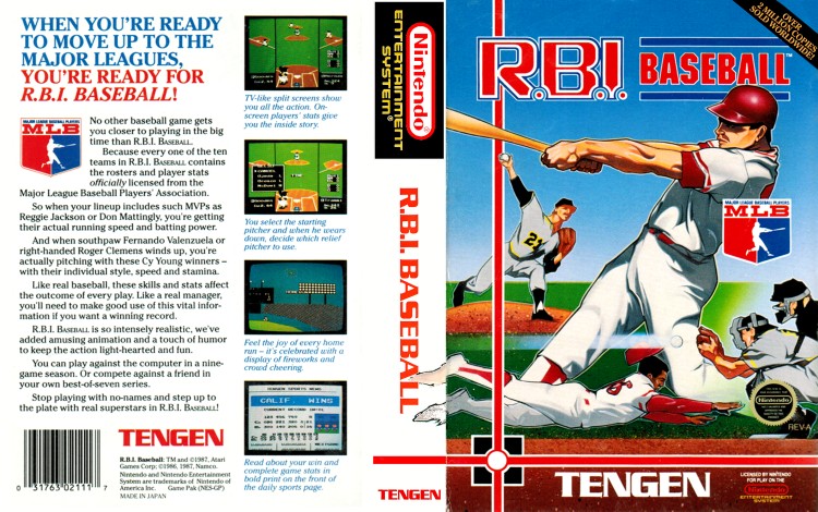 R.B.I. Baseball - Nintendo NES | VideoGameX