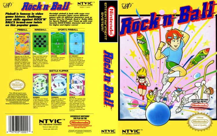 Rock 'n Ball - Nintendo NES | VideoGameX