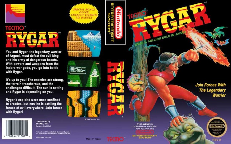 Rygar - Nintendo NES | VideoGameX