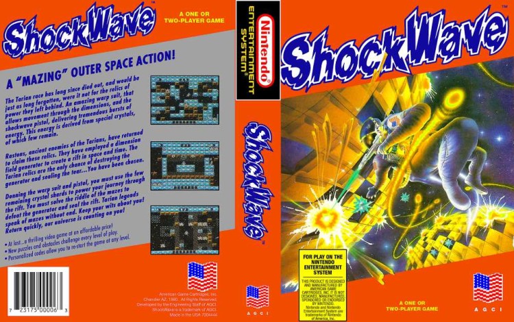 Shockwave - Nintendo NES | VideoGameX