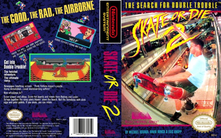 Skate or Die 2: Search for Double Trouble - Nintendo NES | VideoGameX