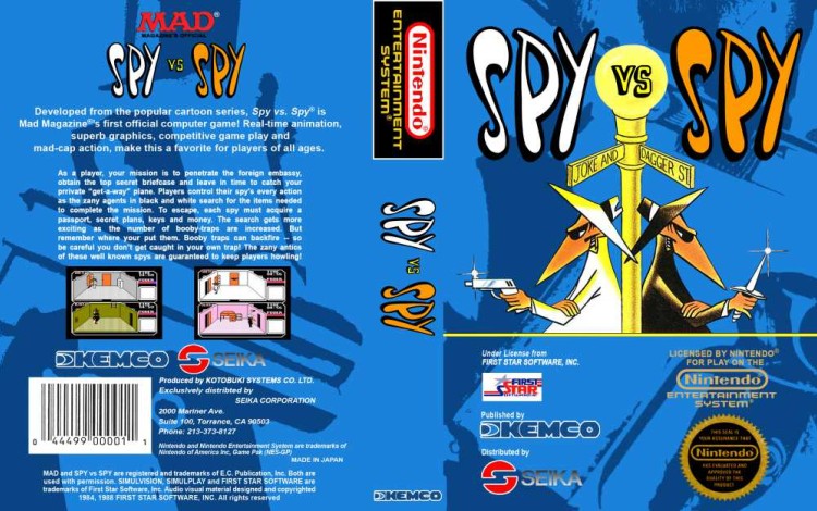 Spy vs. Spy - Nintendo NES | VideoGameX