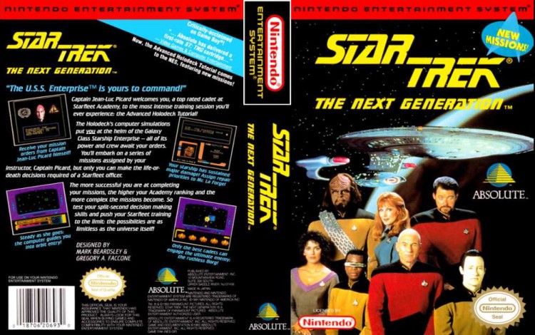 Star Trek: The Next Generation - Nintendo NES | VideoGameX