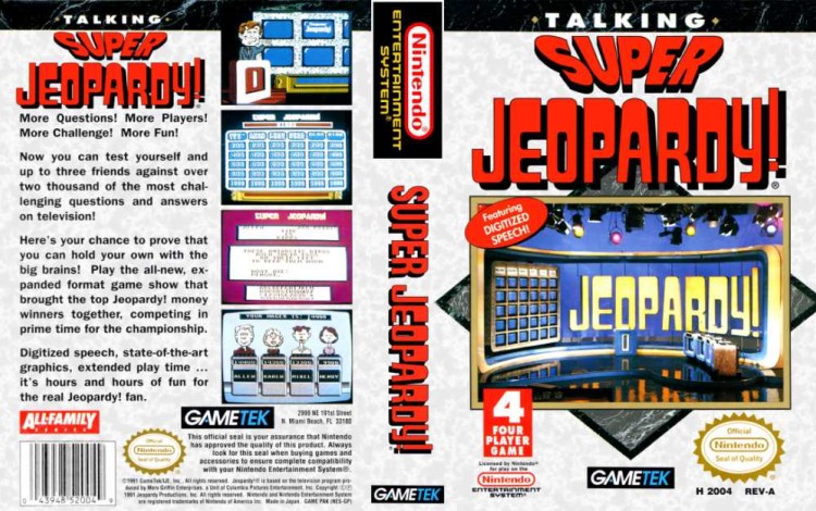 Super Jeopardy! - Nintendo NES | VideoGameX