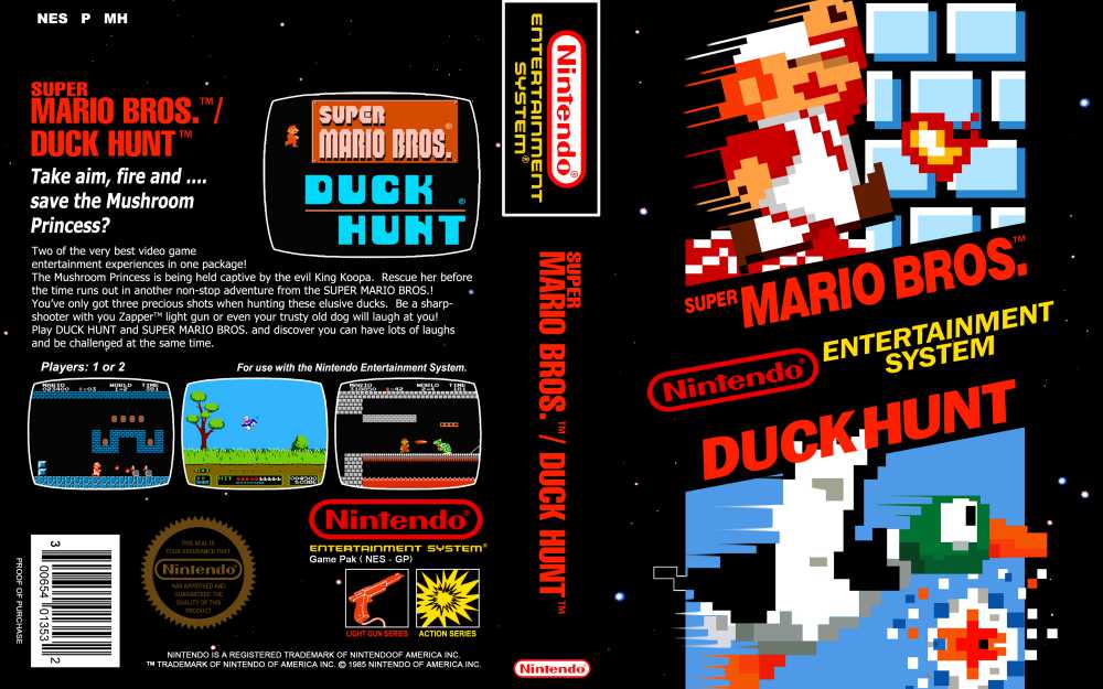 super mario bros duck hunt nes