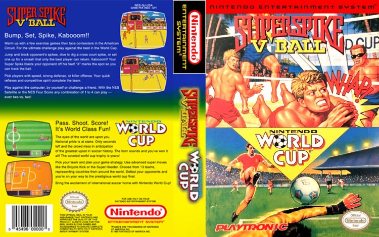 Super Spike V'Ball/Nintendo World Cup - Nintendo NES | VideoGameX