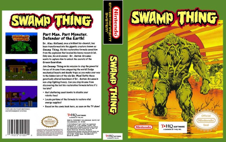 Swamp Thing - Nintendo NES | VideoGameX
