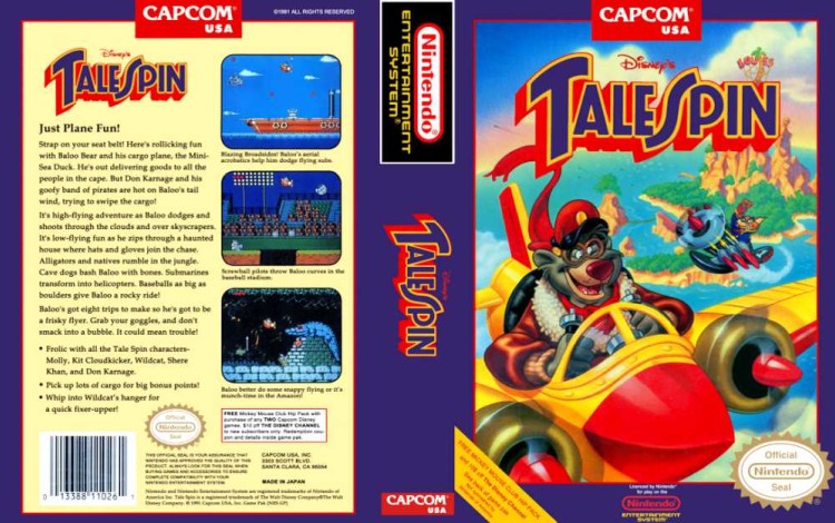 TaleSpin, Disney's - Nintendo NES | VideoGameX