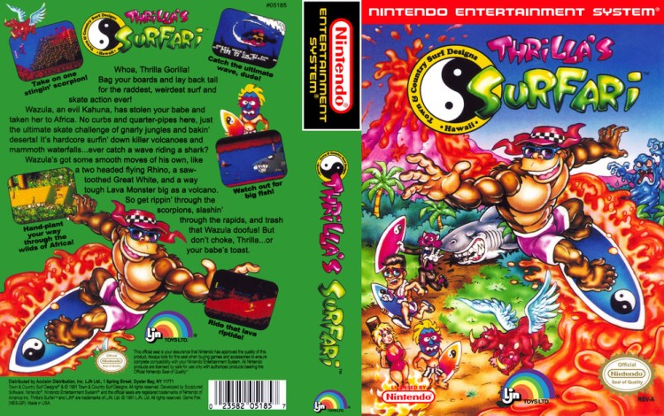 T&C Surf Designs II: Thrilla's Surfari - Nintendo NES | VideoGameX