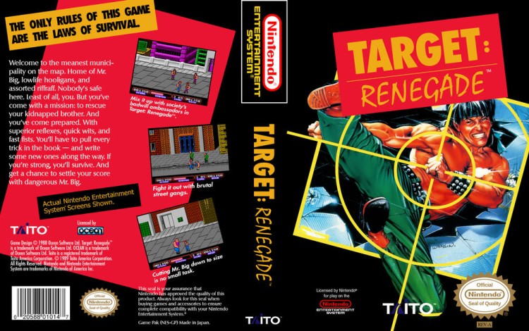 Target: Renegade - Nintendo NES | VideoGameX