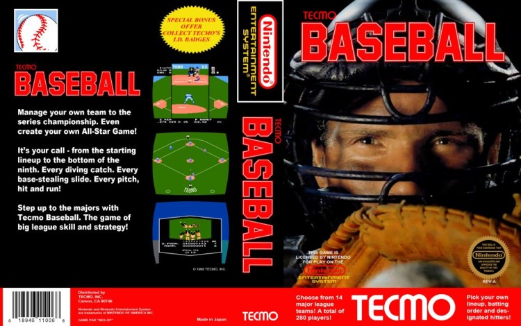 Tecmo Baseball - Nintendo NES | VideoGameX