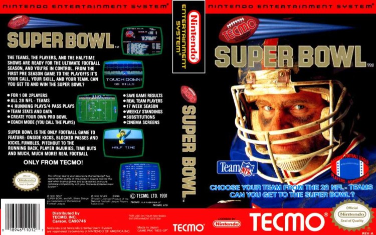 Tecmo Super Bowl - Nintendo NES | VideoGameX