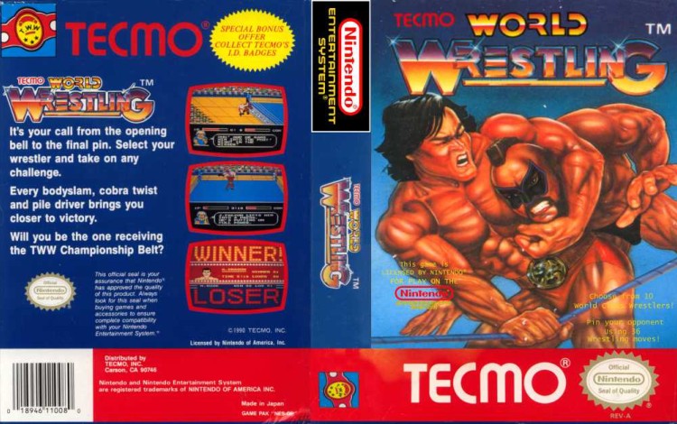 Tecmo World Wrestling - Nintendo NES | VideoGameX