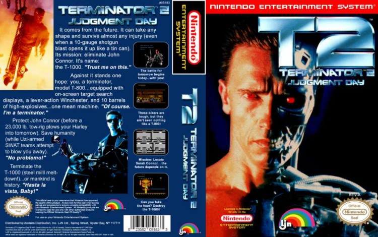 T2 Terminator 2: Judgment Day - Nintendo NES | VideoGameX