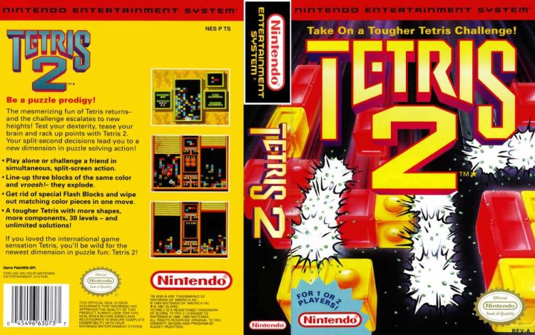 Tetris 2 - Nintendo NES | VideoGameX