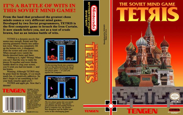 Tetris [Unlicensed] [Co-Op Version] - Nintendo NES | VideoGameX