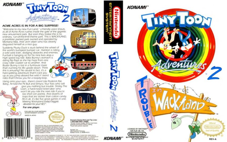 Tiny Toon Adventures: Trouble in Wackyland - Nintendo NES | VideoGameX