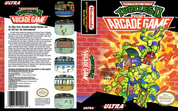 TMNT II: The Arcade Game - Nintendo NES | VideoGameX