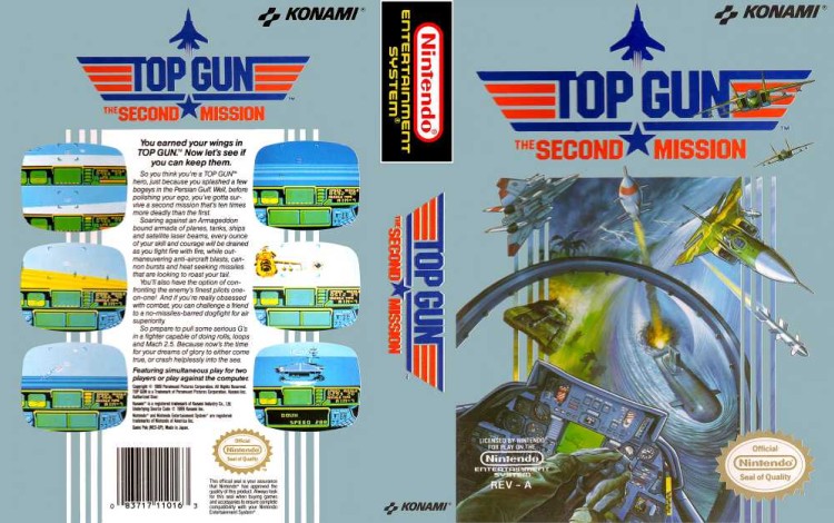 Top Gun: Second Mission - Nintendo NES | VideoGameX