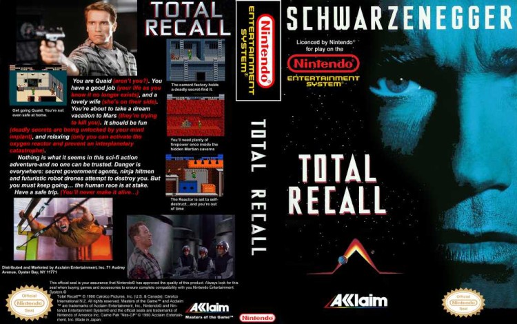 Total Recall - Nintendo NES | VideoGameX