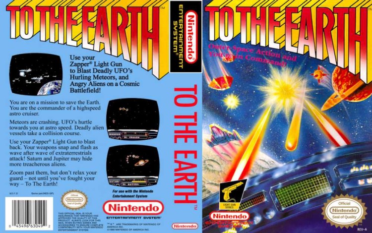 To the Earth - Nintendo NES | VideoGameX