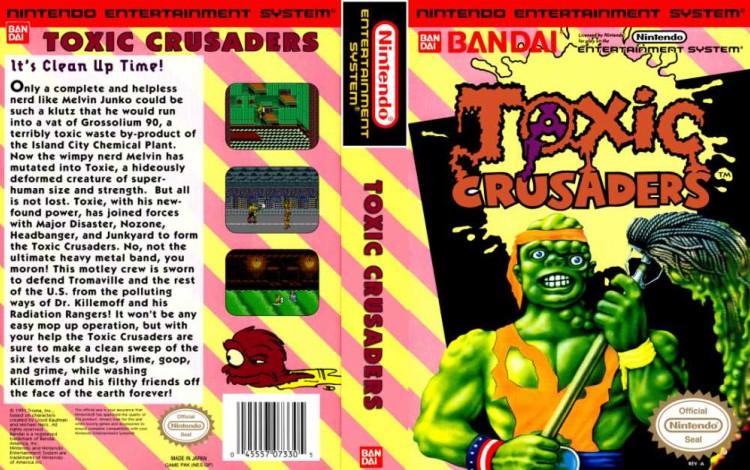 Toxic Crusaders - Nintendo NES | VideoGameX