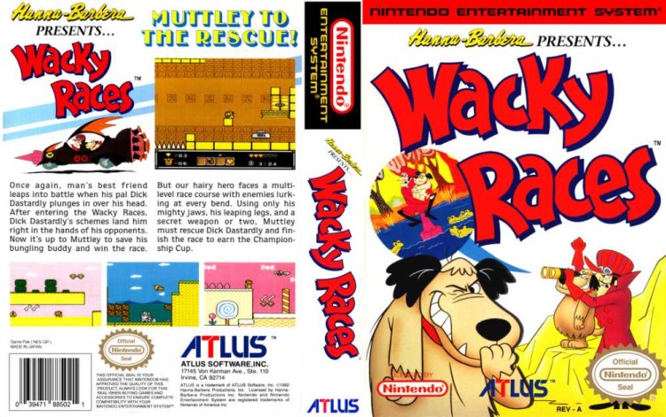 Wacky Races - Nintendo NES | VideoGameX