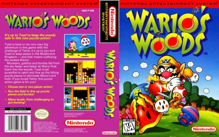 Wario's Woods - Nintendo NES | VideoGameX