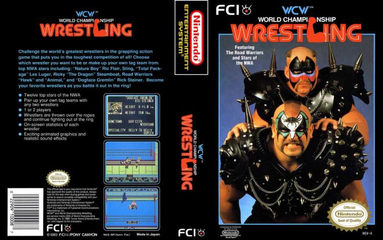 WCW: World Championship Wrestling - Nintendo NES | VideoGameX