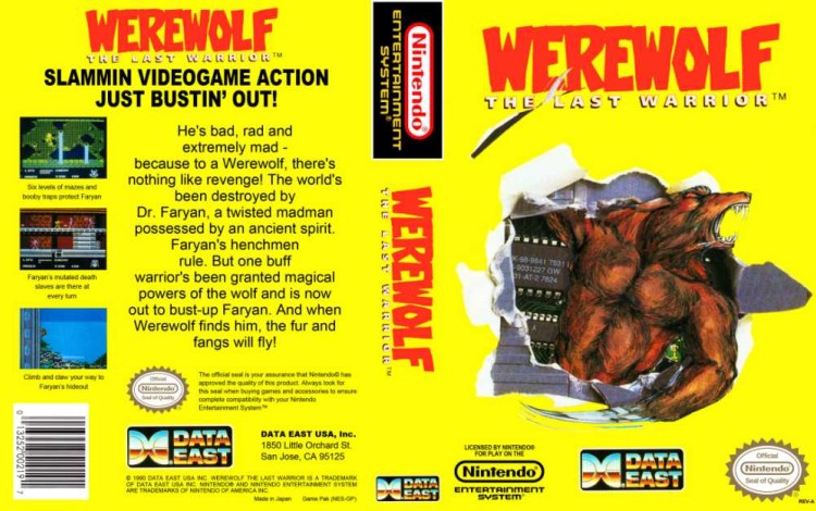 Werewolf: The Last Warrior - Nintendo NES | VideoGameX