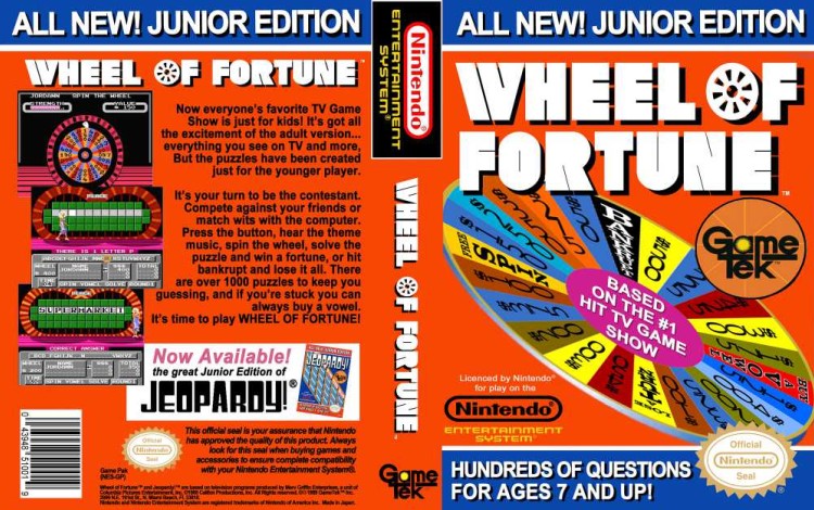 Wheel of Fortune: Junior Edition - Nintendo NES | VideoGameX