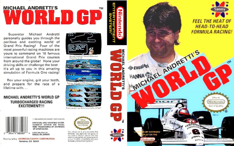 World GP, Michael Andretti's - Nintendo NES | VideoGameX