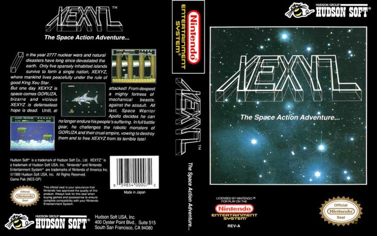 Xexyz - Nintendo NES | VideoGameX