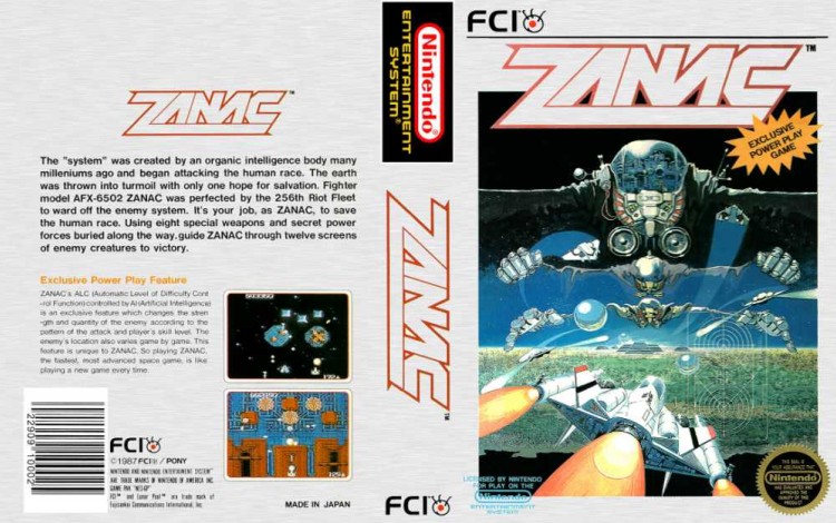 Zanac - Nintendo NES | VideoGameX