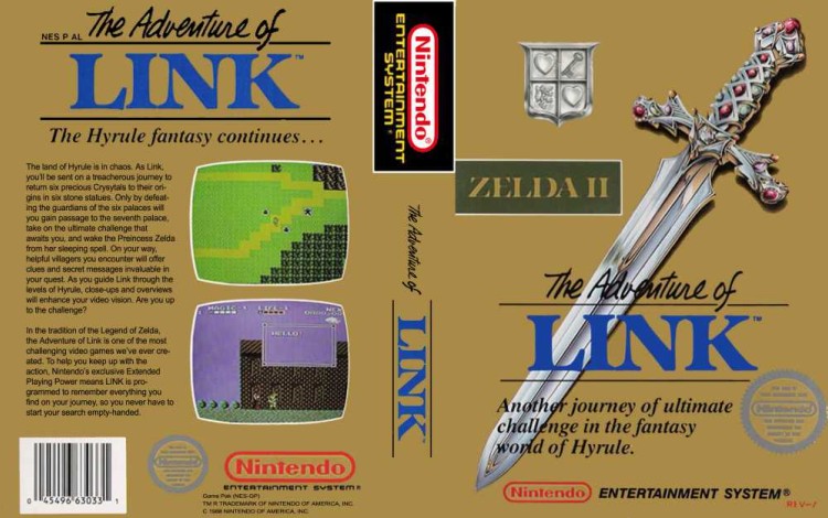 Zelda II: Adventure of Link - Nintendo NES | VideoGameX